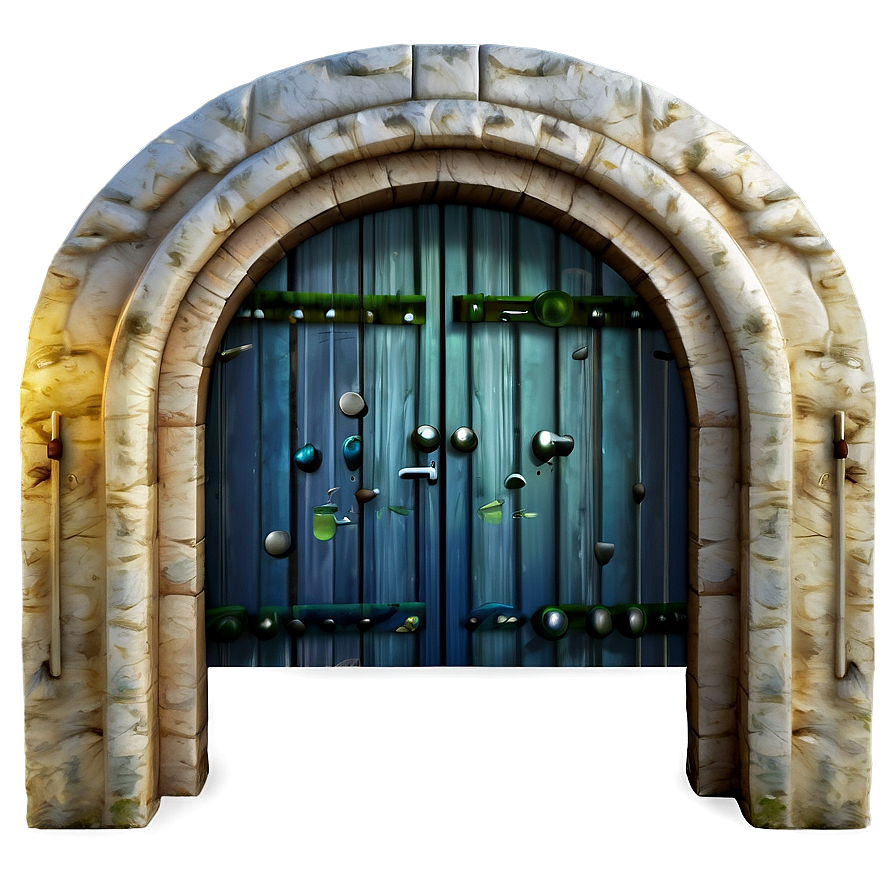 Fantasy Magical Door Design Png 06262024 PNG image