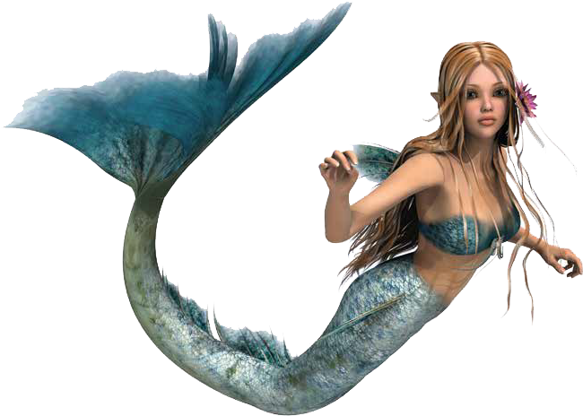 Fantasy Mermaid Illustration.png PNG image