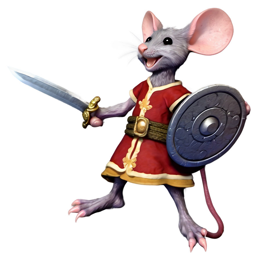 Fantasy Mouse Warrior Png Wwc PNG image