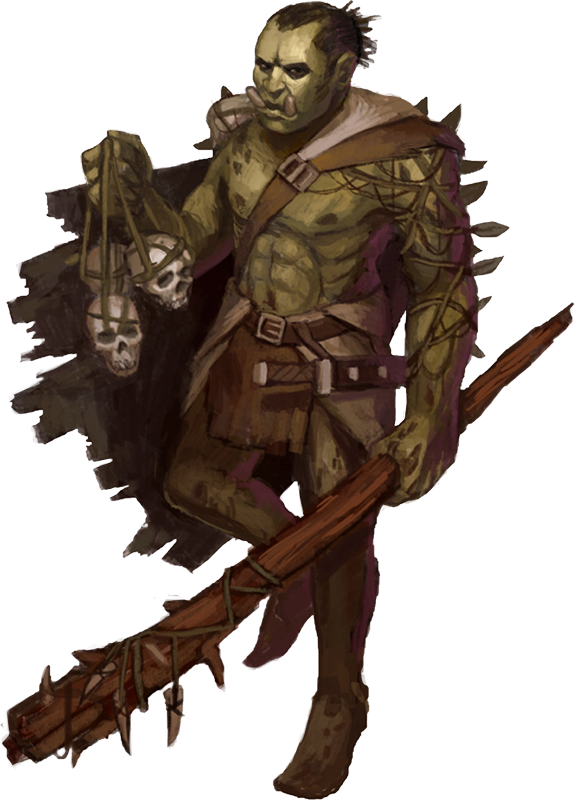 Fantasy_ Orc_ Warrior PNG image