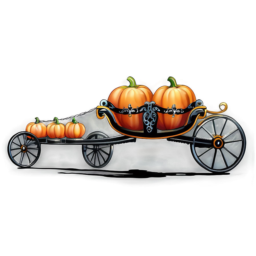 Fantasy Pumpkin Carriage Png 04292024 PNG image