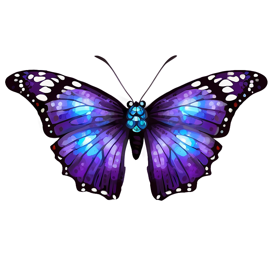 Fantasy Purple Butterfly Png Lqg PNG image