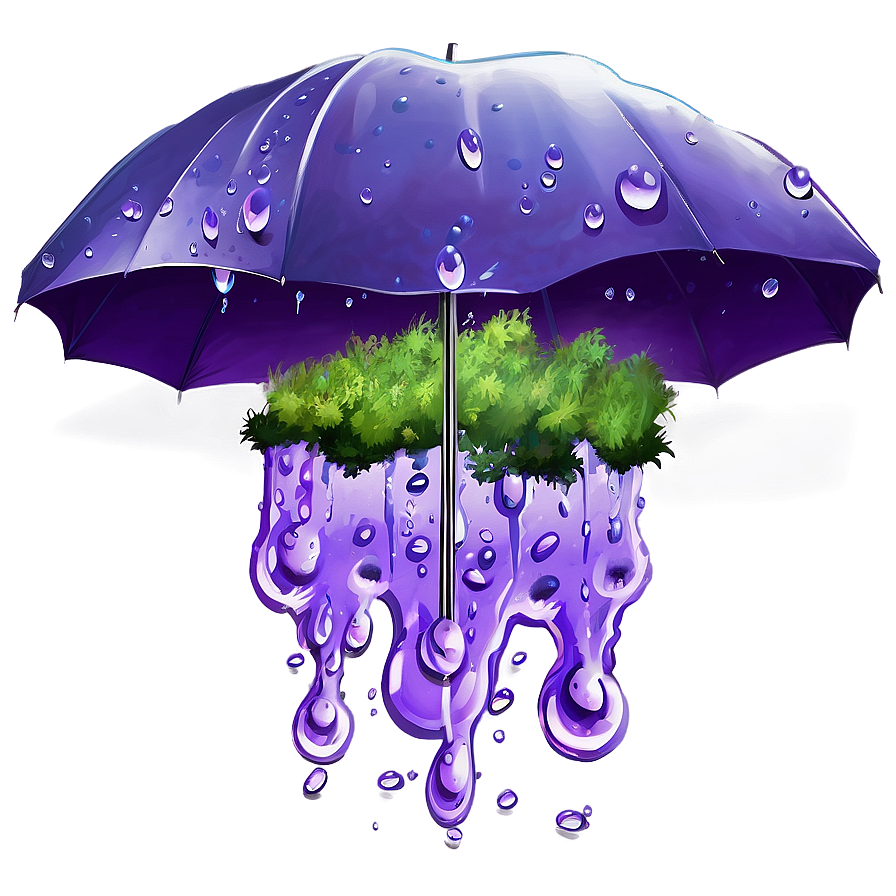 Fantasy Purple Rain Landscape Png 06252024 PNG image