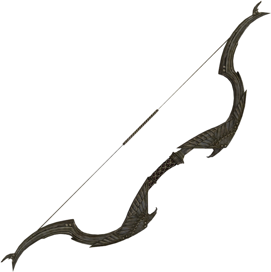 Fantasy Recurve Bow PNG image