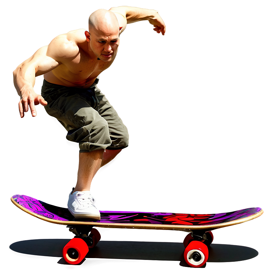 Fantasy Skateboard Deck Scene Png 06282024 PNG image