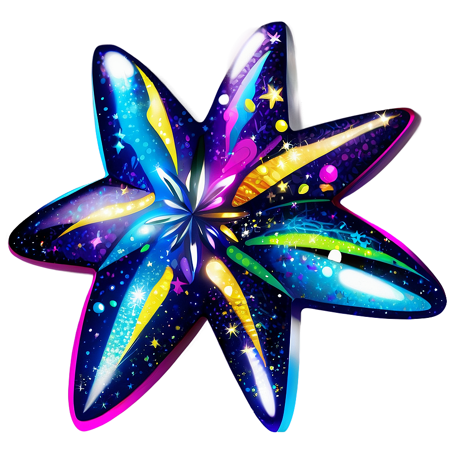 Fantasy Sparkle Star Png Pmt51 PNG image