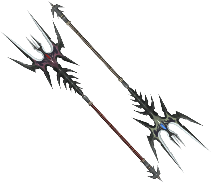 Fantasy Spear Weapon Design PNG image