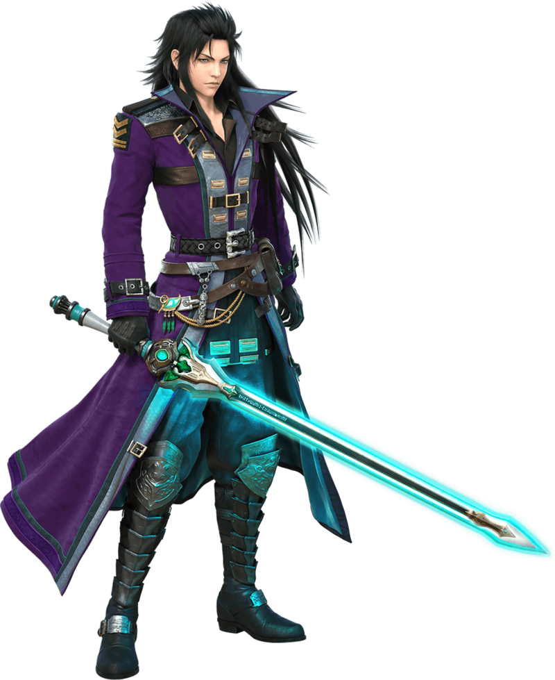 Fantasy Sword Wielder Character PNG image