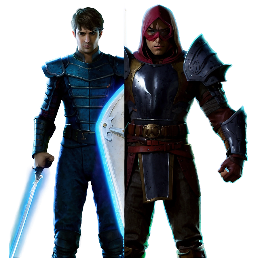 Fantasy Vs Reality Duel Png Xft24 PNG image