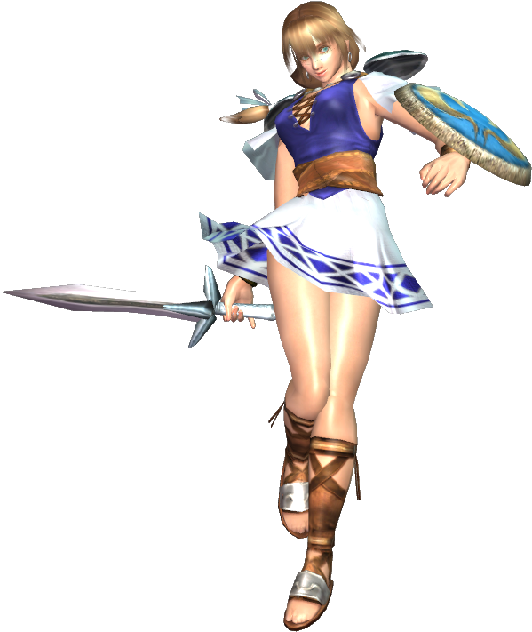 Fantasy Warrior Girl3 D Render PNG image