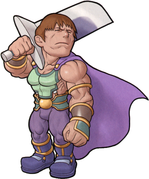 Fantasy Warriorwith Swordand Cape PNG image