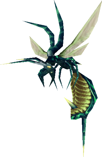 Fantasy Wasp Creature3 D Model PNG image