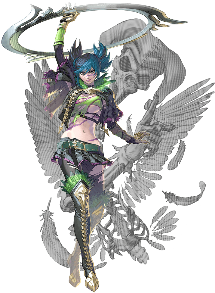 Fantasy Winged Warrior Artwork PNG image