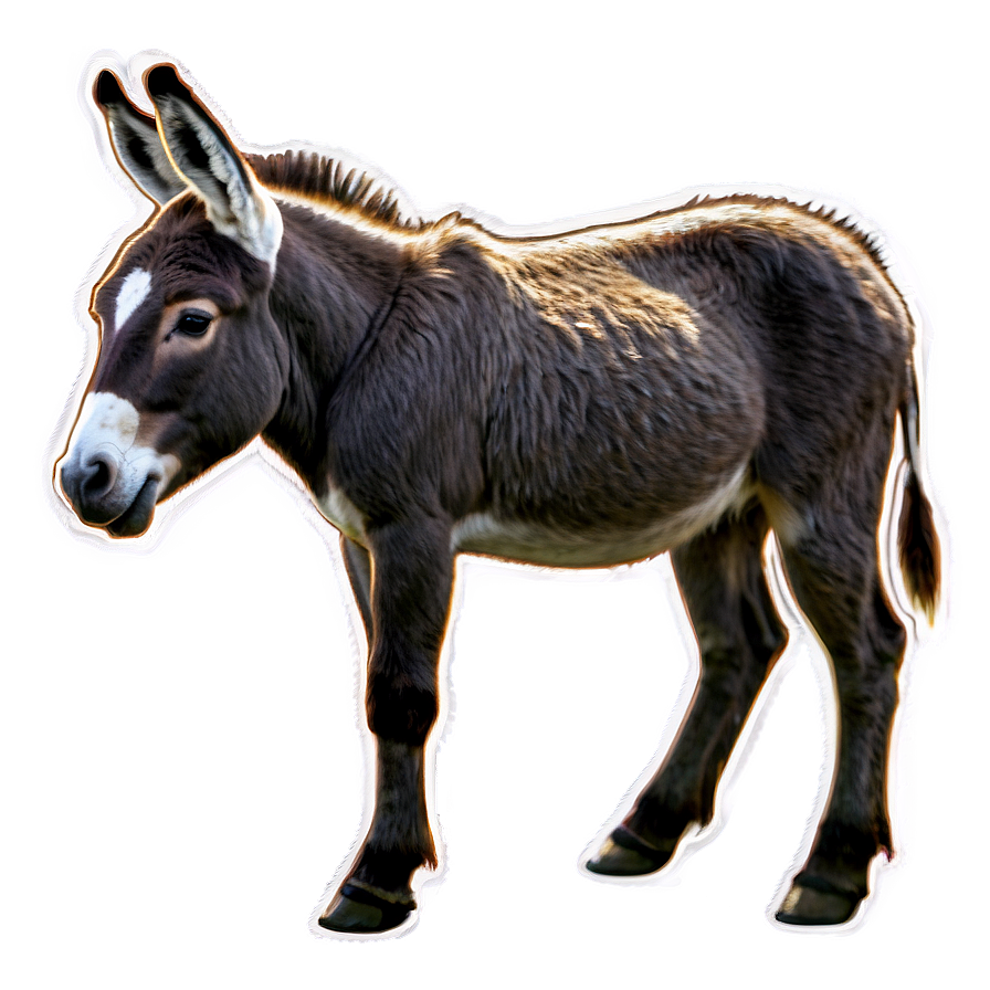 Farm Animal Donkey Png 05232024 PNG image