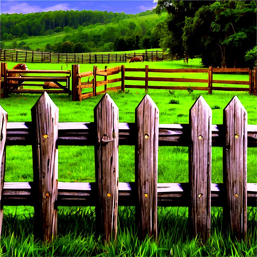 Farm Animal Fence Png 9 PNG image