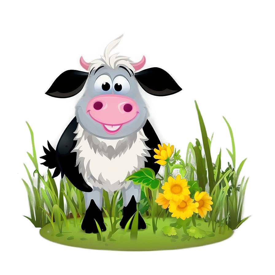 Farm Animals Cartoon Character Png Qtr PNG image