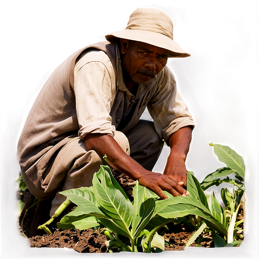 Farm Workers In Field Png 05242024 PNG image