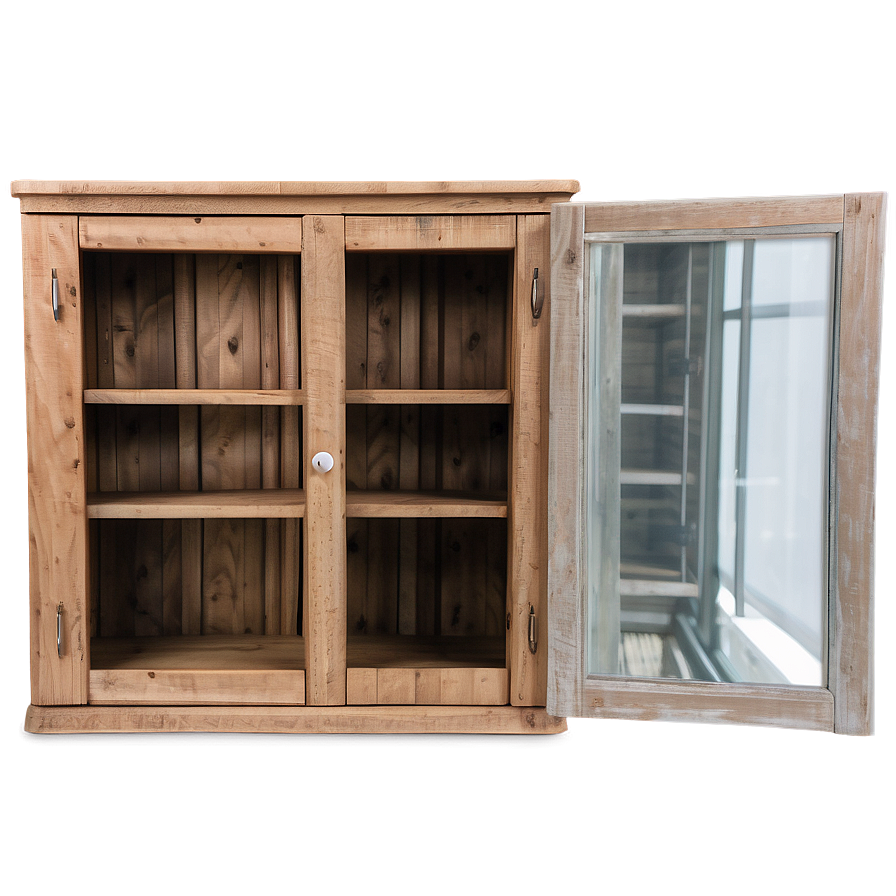 Farmhouse Chic Cabinet Png 10 PNG image