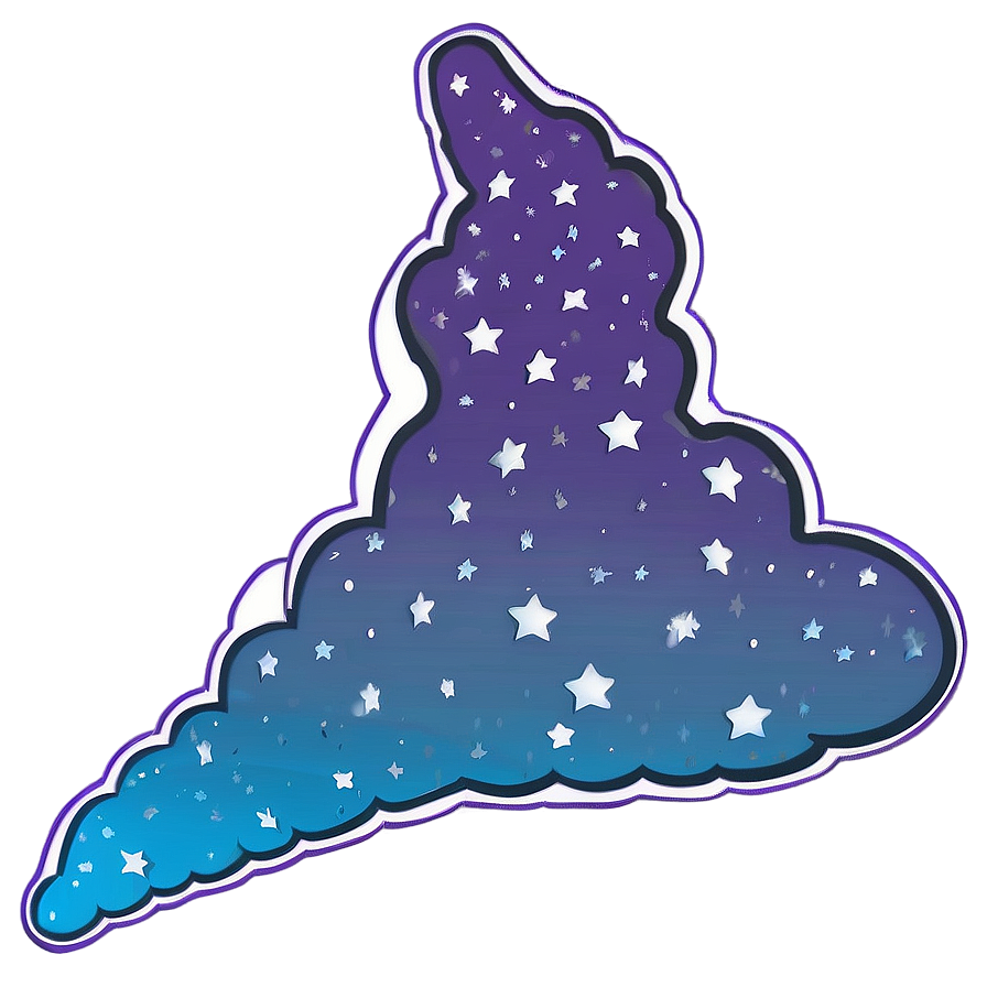 Fart Cloud With Stars Png 89 PNG image