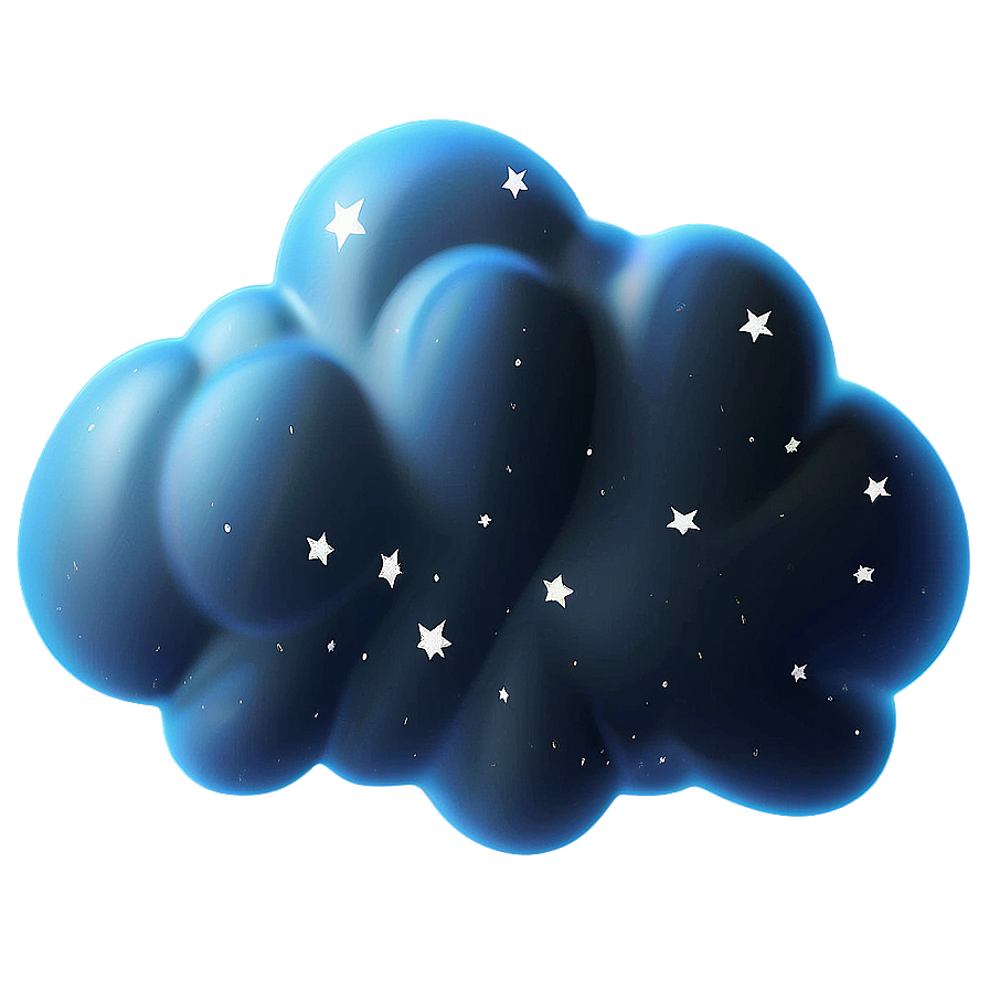 Fart Cloud With Stars Png Hvu PNG image