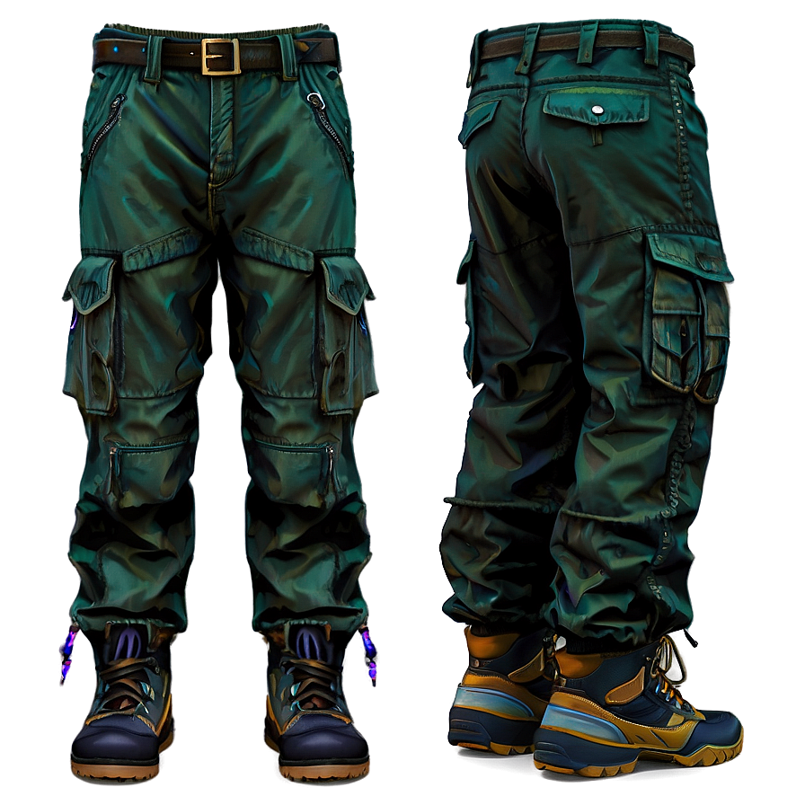 Fashion Cargo Pants Png 4 PNG image