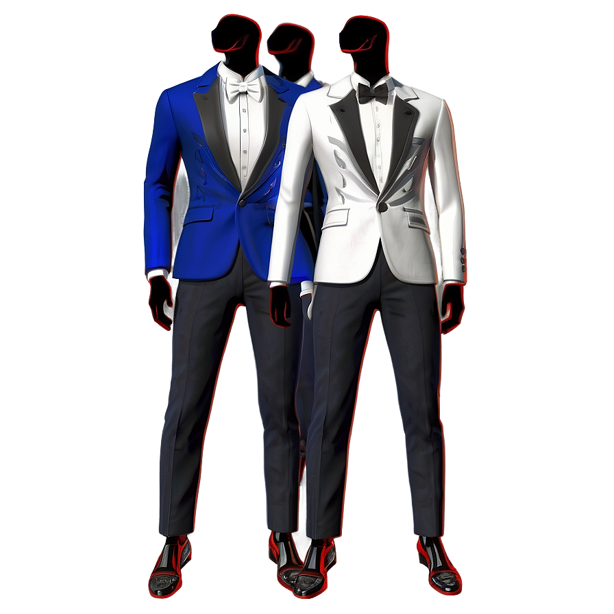 Fashion-forward Tuxedo Look Png 05242024 PNG image