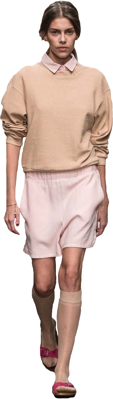 Fashion Model Neutral Pose PNG image
