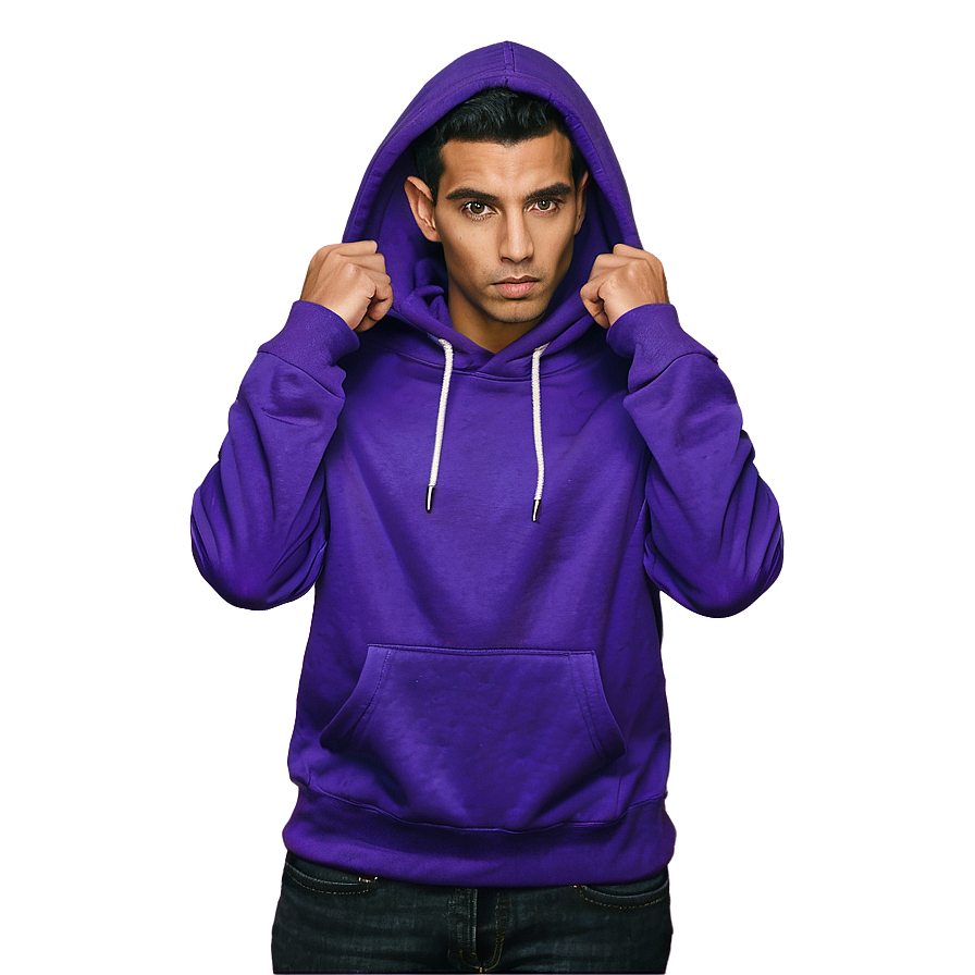 Fashionable Purple Hoodie Image Png Oyl PNG image