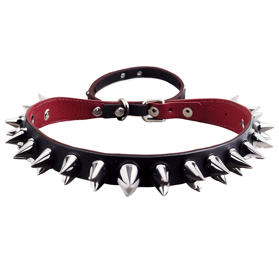 Fashionable Spiked Choker Trends Png 81 PNG image