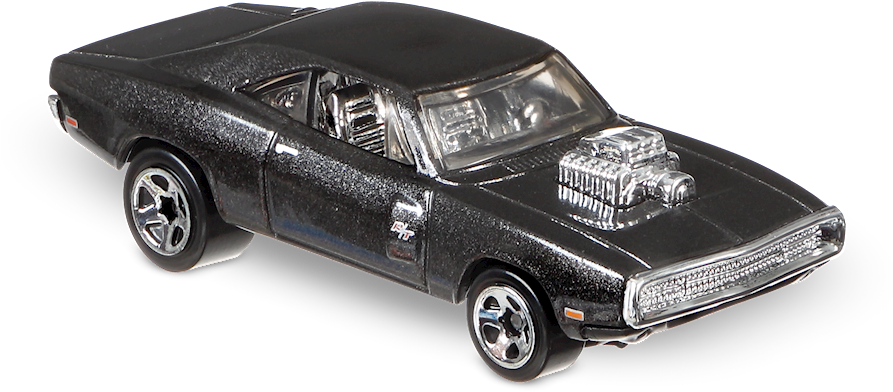 Fast Furious Iconic Black Muscle Car PNG image