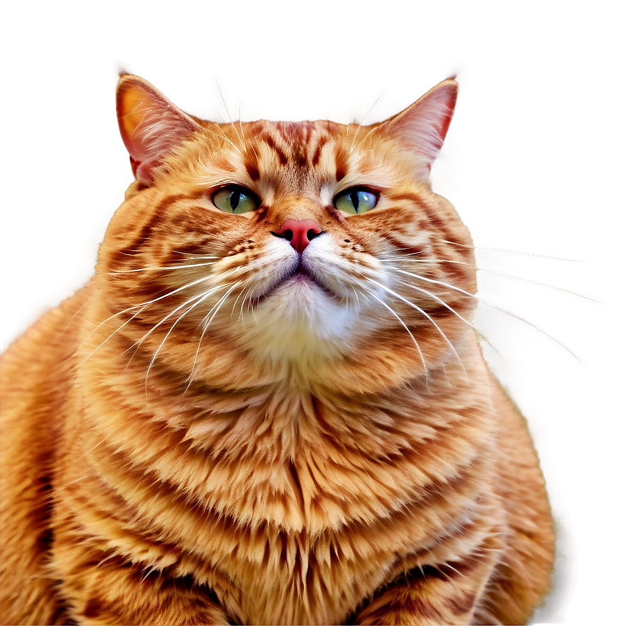 Fat Cat Clipart Png 06122024 PNG image