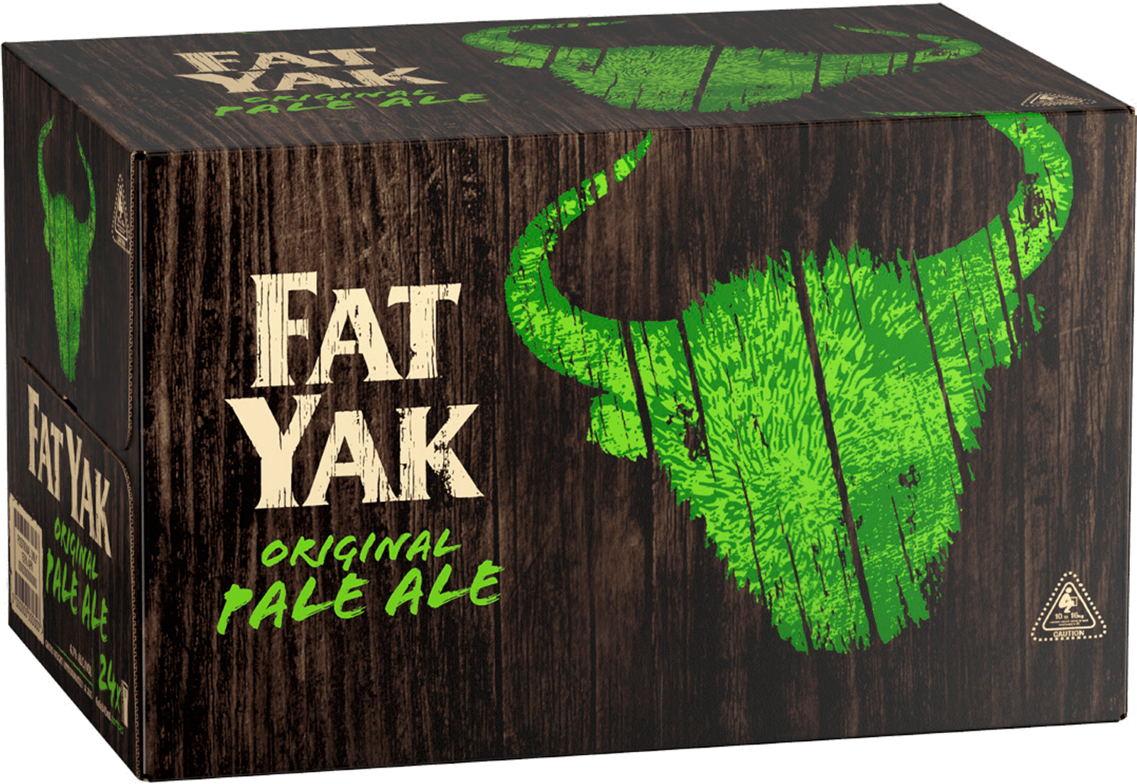 Fat Yak Original Pale Ale Beer Packaging PNG image