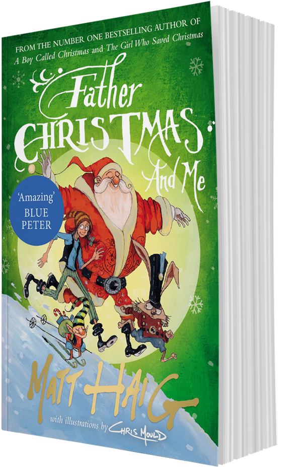 Father Christmas And Me Book Cover PNG image