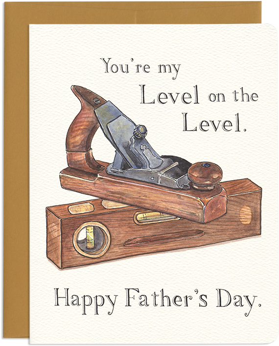 Fathers Day Card Carpentry Tools PNG image
