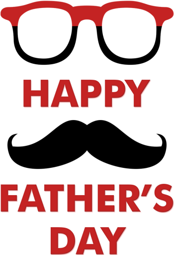 Fathers Day Celebration Glasses Mustache PNG image