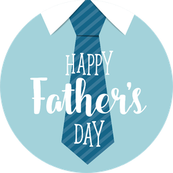 Fathers Day Celebration Tie Graphic PNG image