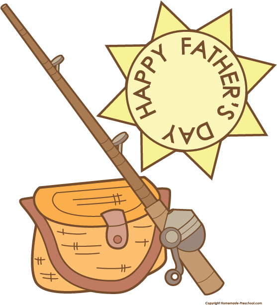 Fathers Day Fishing Theme PNG image