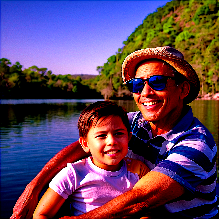 Fathers Day Fishing Trip Png Qee22 PNG image