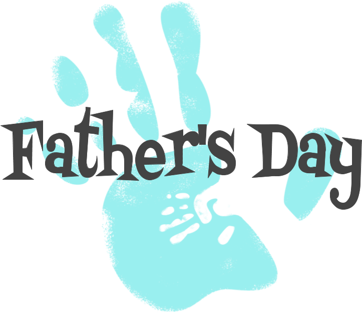 Fathers Day Handprint Art PNG image