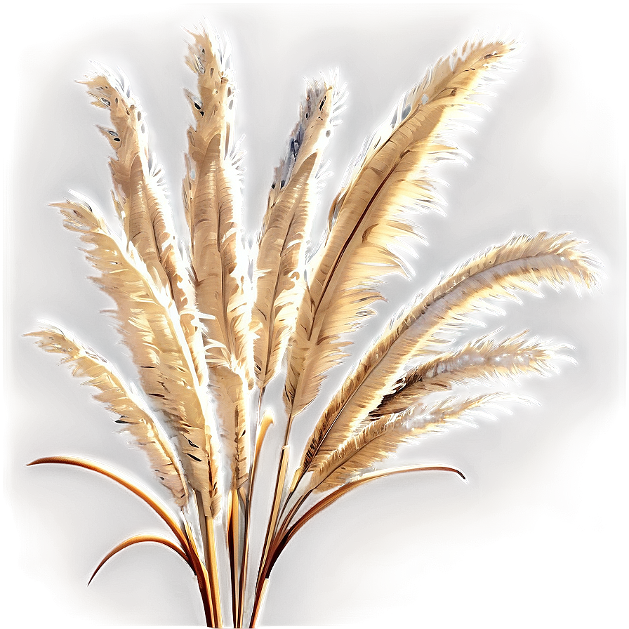 Faux Pampas Grass Png Tee65 PNG image