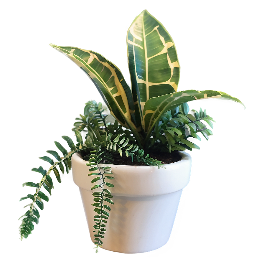 Faux Plant Centerpiece Png 06282024 PNG image