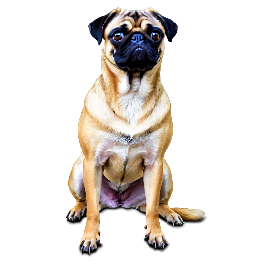 Fawn Colored Pug Png 61 PNG image