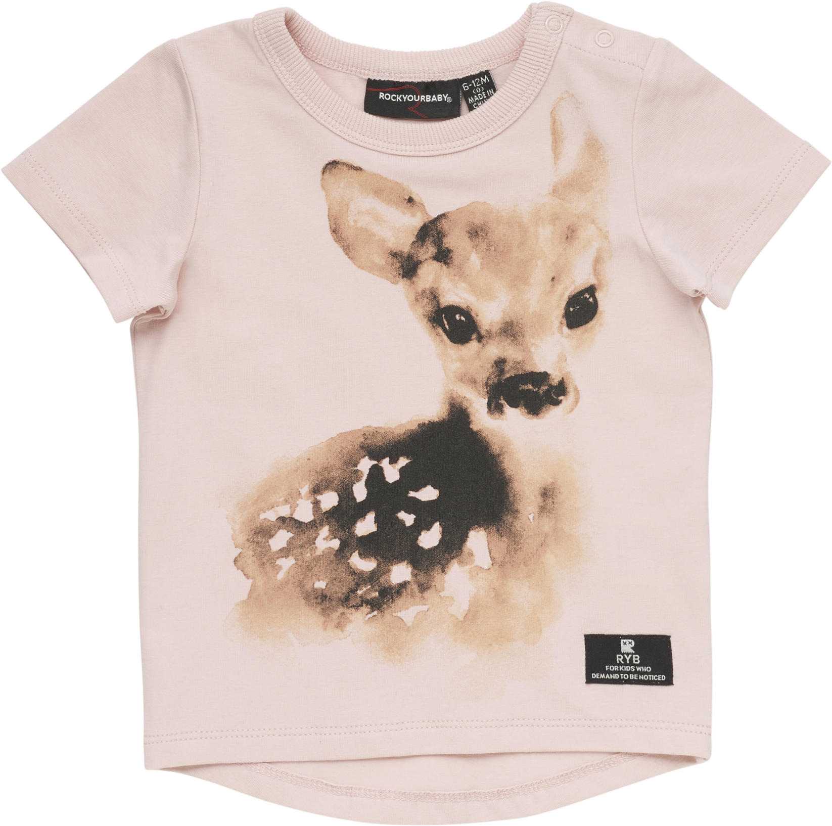 Fawn Print Baby T Shirt PNG image
