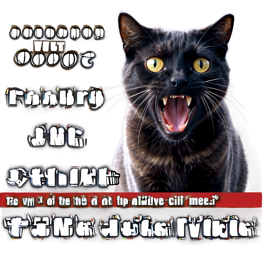 Fearful Cat Meme Png Ehv PNG image
