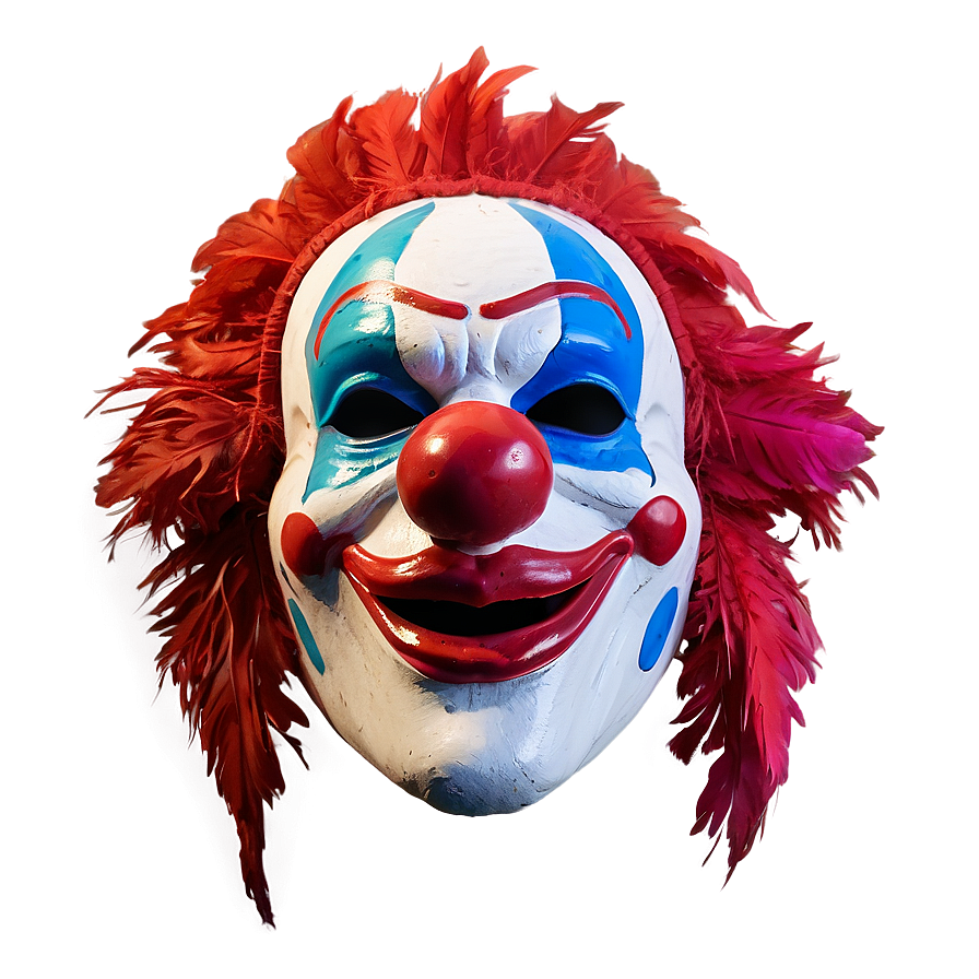 Feathered Clown Mask Png 21 PNG image