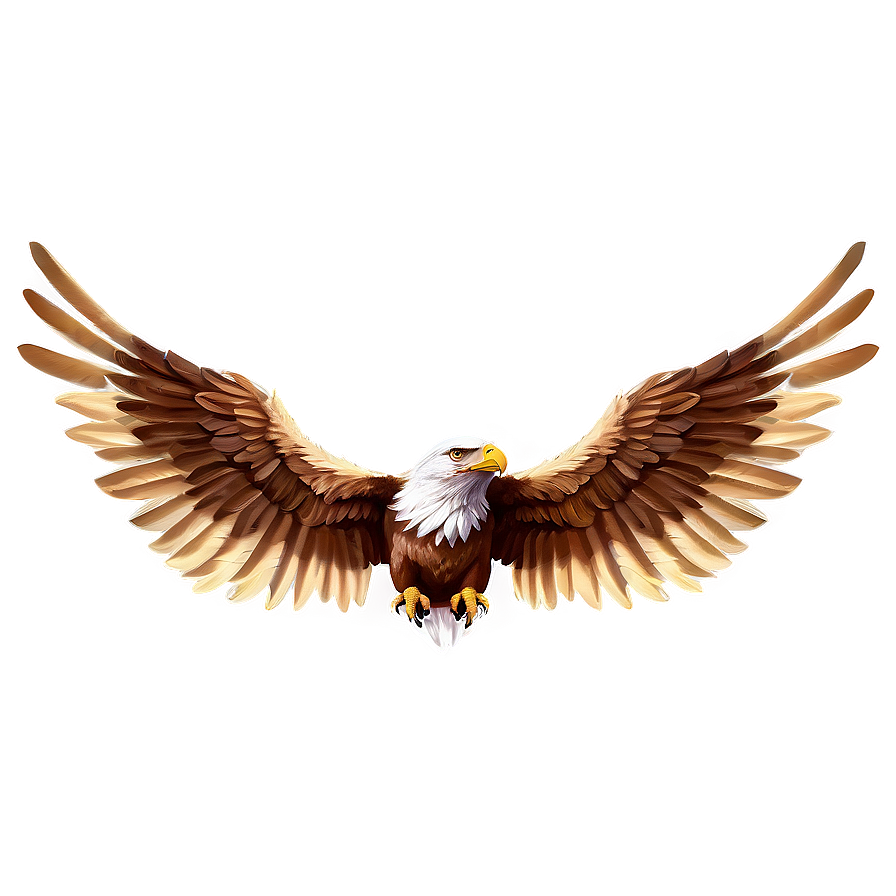 Feathered Eagle Wings Graphic Png 70 PNG image