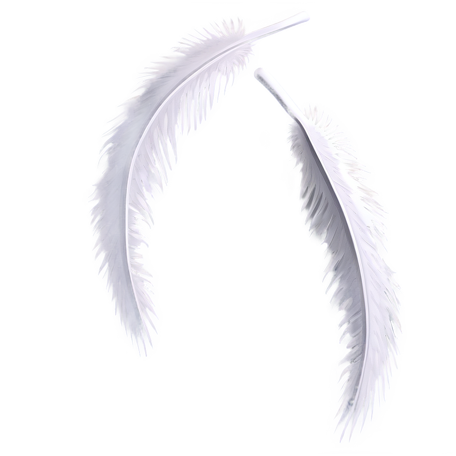 Feathered White Wings Design Png Qtx PNG image