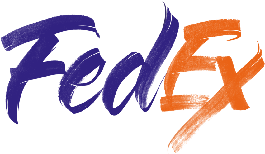 Fed Ex Logo Design PNG image