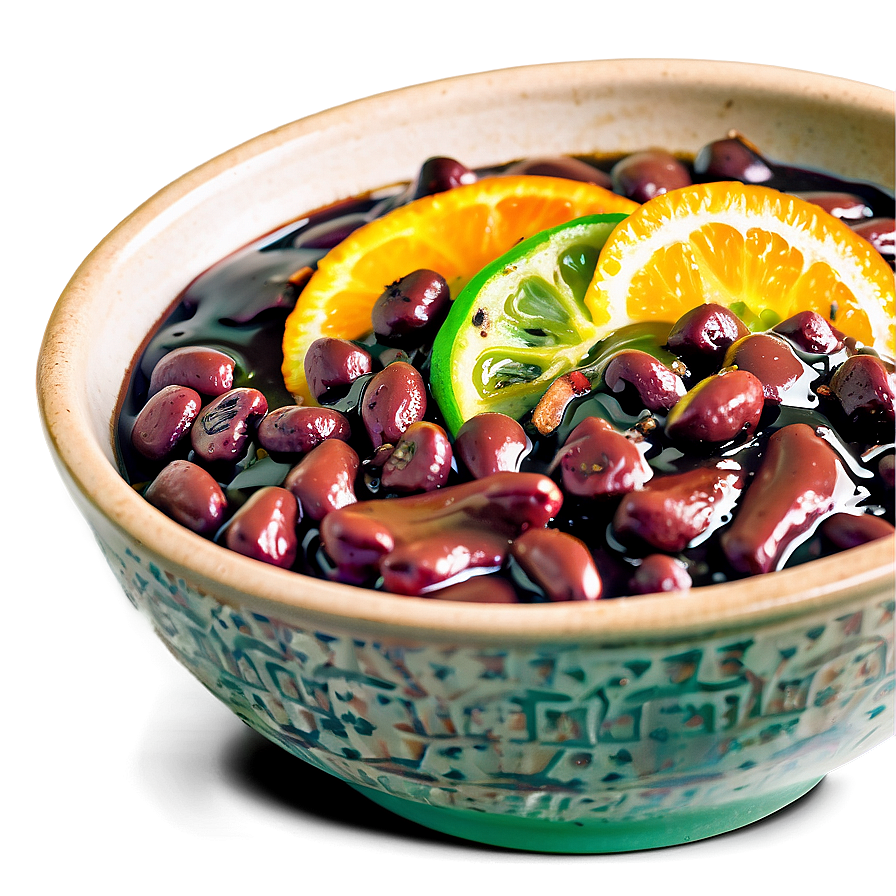 Feijoada With Orange Slices Png 06252024 PNG image