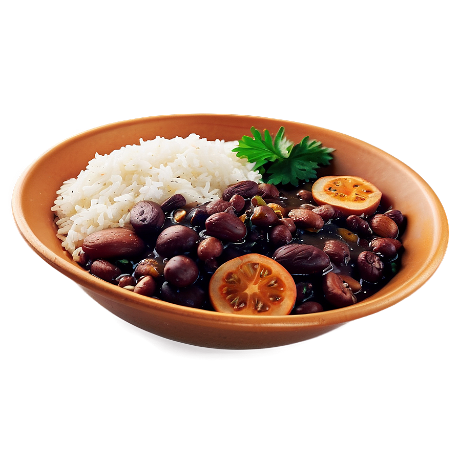 Feijoada With Rice Accompaniment Png Xwg PNG image